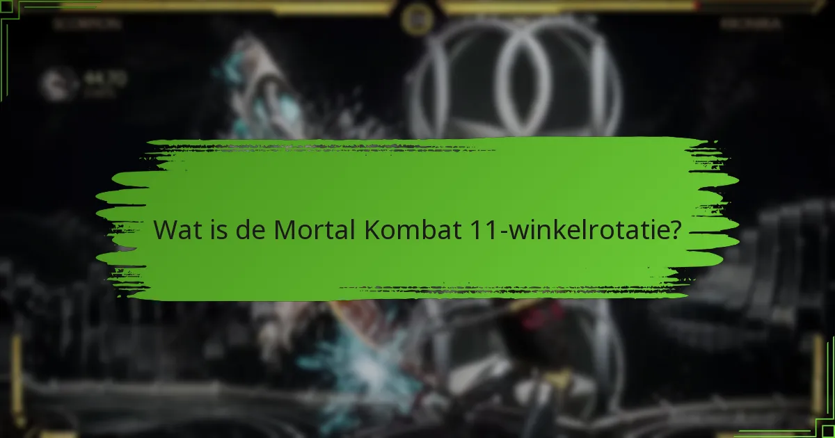 Welke items zijn momenteel beschikbaar in de Mortal Kombat 11-winkel?