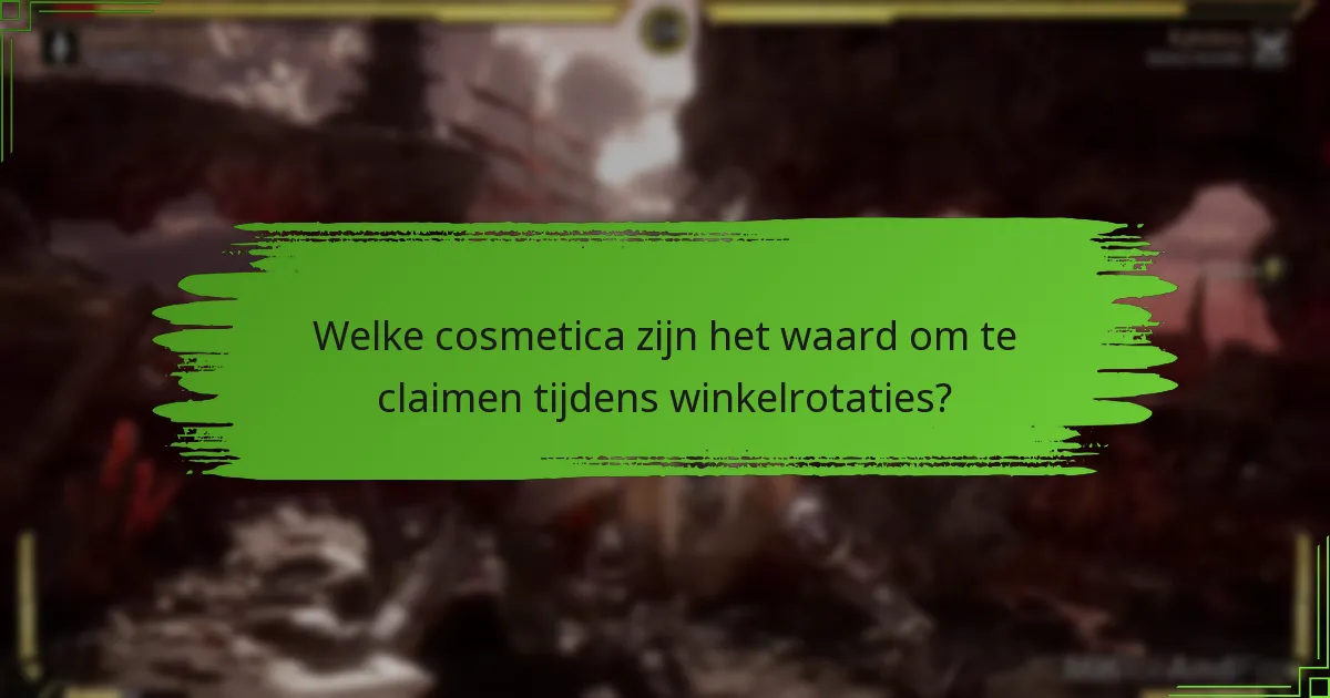 Wat zijn de verschillen tussen cosmetische types in Mortal Kombat 11?